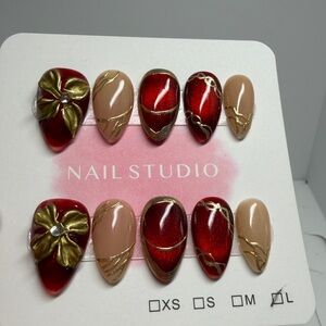 Press on nails large Acrylic